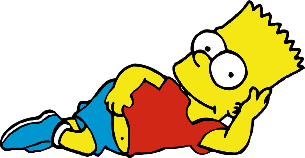 Bart en la música de los Simpsons.